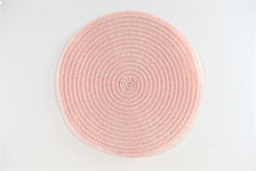 Placemat, Wicker circle rund 38cm, rosy Placemat, Wicker circle rund 38cm, rosy
