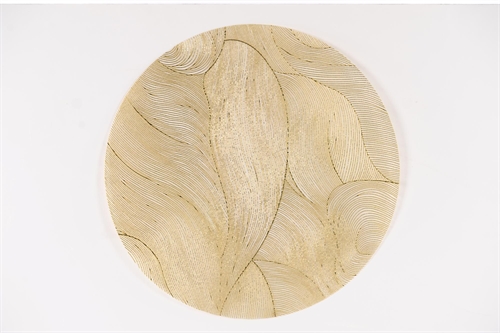 Tisch-Set, Wavesong Ø38cm rund, gold Tisch-Set, Wavesong Ø38cm rund, gold