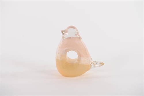 Vogel, Glas L11.5x 5x H13cm, rose Vogel, Glas L11.5x 5x H13cm, rose