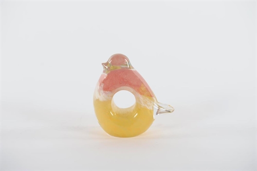 Vogel, Glas L11.5x 5x H13cm, rot Vogel, Glas L11.5x 5x H13cm, rot