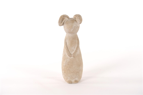 Kaninchen Floppy - L7.3x 6.8x H21cm, zement Kaninchen Floppy - L7.3x 6.8x H21cm, zement