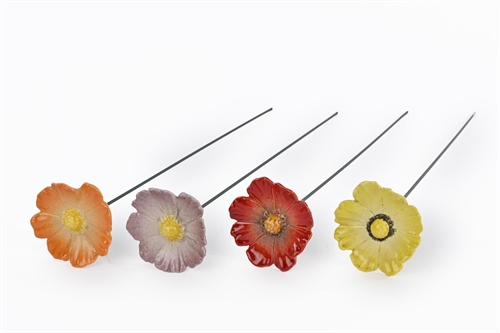 Fiori, Keramik Mix mit Stiel Ø7.8x L30cm, 4-colour Fiori, Keramik Mix mit Stiel Ø7.8x L30cm, 4-colour