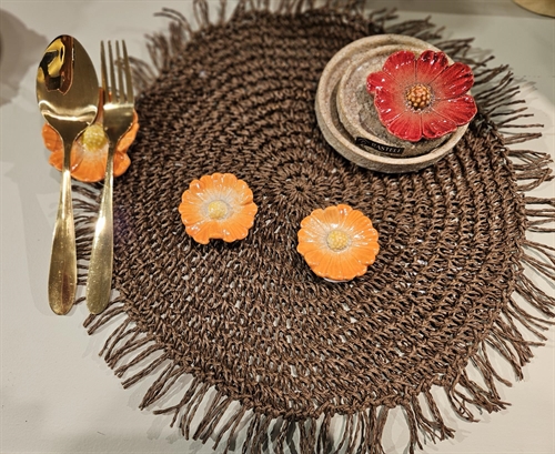 Fiori, Keramik Mix Ø5.8x 2.2cm, 4-colour Fiori, Keramik Mix Ø5.8x 2.2cm, 4-colour