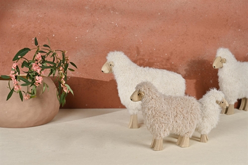 Schaf, Woolly L34x 8x H31cm, hellbraun Schaf, Woolly L34x 8x H31cm, hellbraun