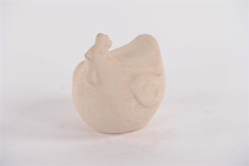 Huhn Hennifer, Keramik - L18x 14x H16.5, white Huhn Hennifer, Keramik - L18x 14x H16.5, white