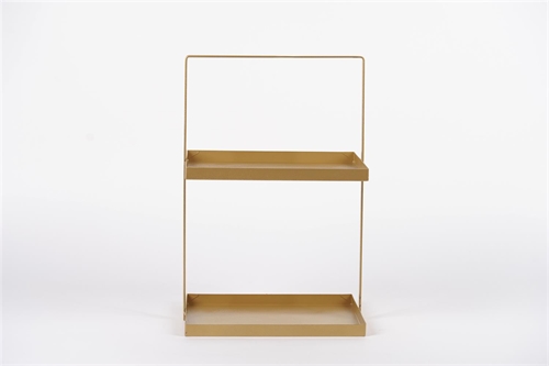 Deko Regal, metal L30x 25x H45cm, gold Deko Regal, metal L30x 25x H45cm, gold