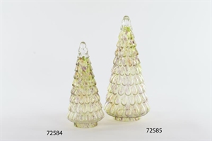 Tannenbaum, mundgeblasener Ø 9x H20cm, multivert Tannenbaum, mundgeblasener Ø 9x H20cm, multivert