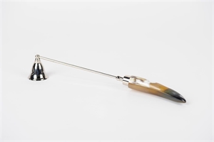 Kerzenlöscher, Horngriff - L30cm, natur/schwarz Kerzenlöscher, Horngriff - L30cm, natur/schwarz