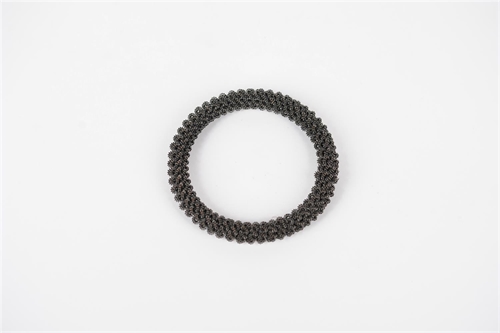 Kerzenring, aus Metall Ø7.5cm, schwarz Kerzenring, aus Metall Ø7.5cm, schwarz