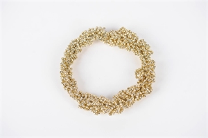 Kerzenring, aus Metall Ø9.5cm, gold Kerzenring, aus Metall Ø9.5cm, gold