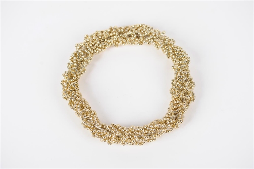 Kerzenring, aus Metall Ø10.5cm, gold Kerzenring, aus Metall Ø10.5cm, gold