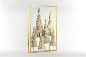 Bild, Tannen - Metall L50x 10x H75cm, bois dor Bild, Tannen - Metall L50x 10x H75cm, bois dor