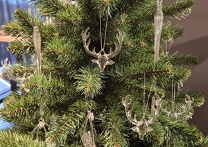 Schmuckstück, Glas hängend - Ø9x H10cm S/4, klar Schmuckstück, Glas hängend - Ø9x H10cm S/4, klar