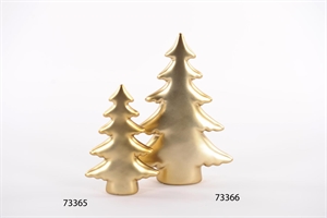 Deko Tanne, Party - Alu L8x 3x H12.5cm, gold Deko Tanne, Party - Alu L8x 3x H12.5cm, gold