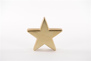 Deko Stern, Party - Alu L13.5x 3x H13cm, gold Deko Stern, Party - Alu L13.5x 3x H13cm, gold