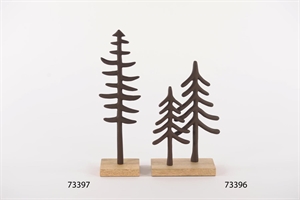 Tannenbaum, Weeping - Alu L8.5x 8x H29.5cm, brown Tannenbaum, Weeping - Alu L8.5x 8x H29.5cm, brown