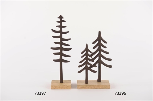 Tannenbaum, Weeping - Alu L8.5x 8x H29.5cm, brown Tannenbaum, Weeping - Alu L8.5x 8x H29.5cm, brown