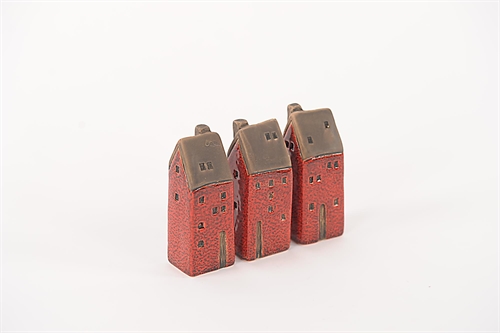 Haus, Cozy Set/3 - L4.1x 3.5x H10, rot Haus, Cozy Set/3 - L4.1x 3.5x H10, rot