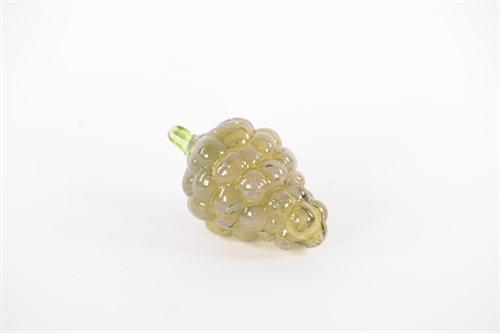 Deko Traube, Glas - 13.5x 7.5x H7.7cm, grün Deko Traube, Glas - 13.5x 7.5x H7.7cm, grün