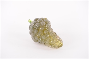 Deko Traube, Glas - 19x 9.5x H9.8cm, grün Deko Traube, Glas - 19x 9.5x H9.8cm, grün