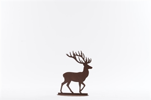 Hirsch, Walker - Metall 21.5x 8.5x 28cm, rost Hirsch, Walker - Metall 21.5x 8.5x 28cm, rost