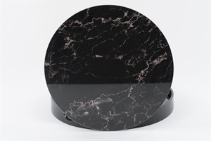 Servierplatte, Glas - Set/4 - Ø34x H4.5cm, motiv Servierplatte, Glas - Set/4 - Ø34x H4.5cm, motiv